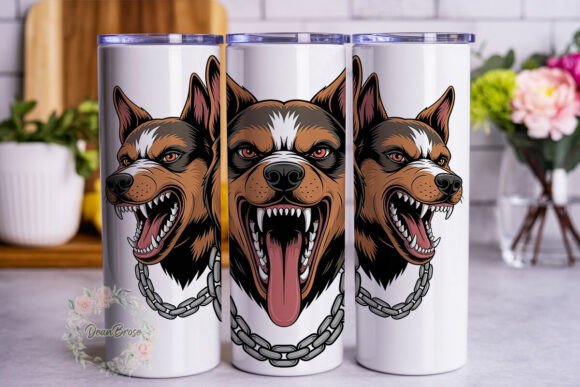 Three Headed Dog Growl 20oz Tumbler Wrap